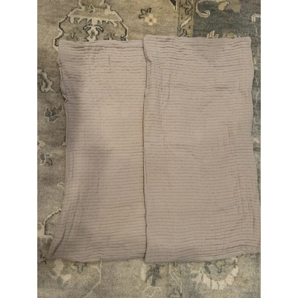 Parachute Air Organic Cotton Quilt King/cal King Bisque & 2 Kg Sz Shams NEW $398